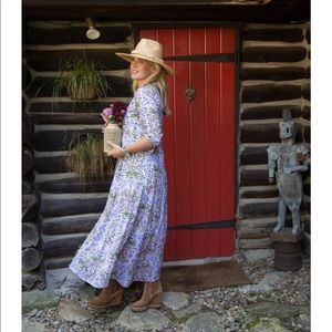 NWT- Julia Amory shirt dress- Mughal Jardin print